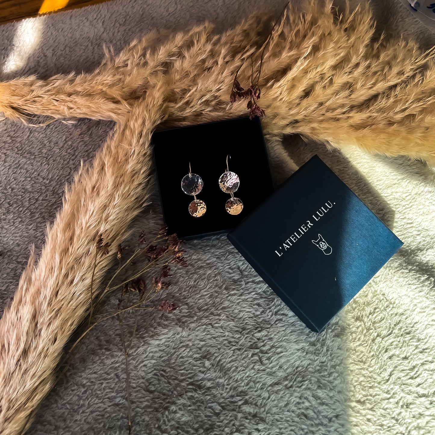 Boucles Martelées double.