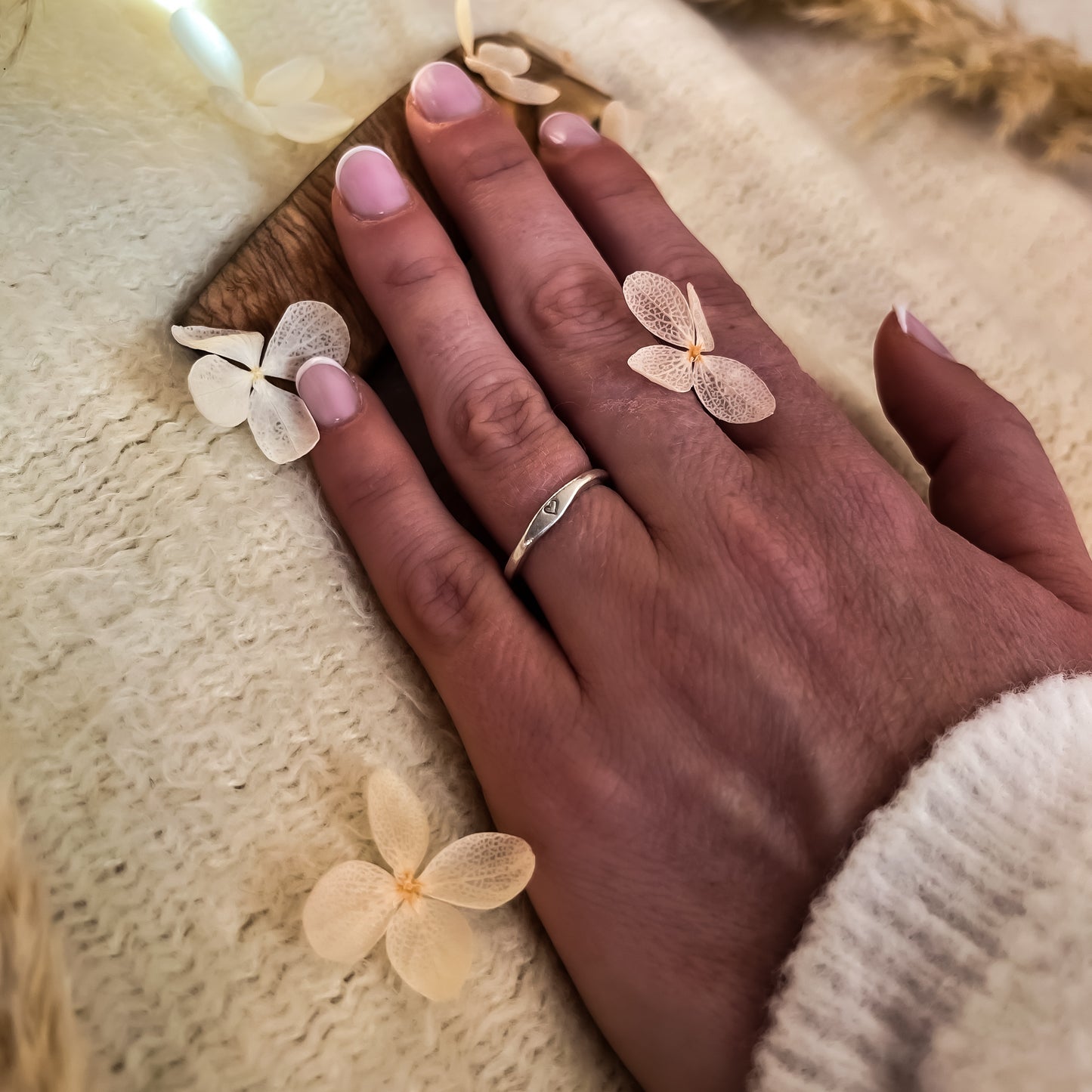 Mini chevalière "coeur"