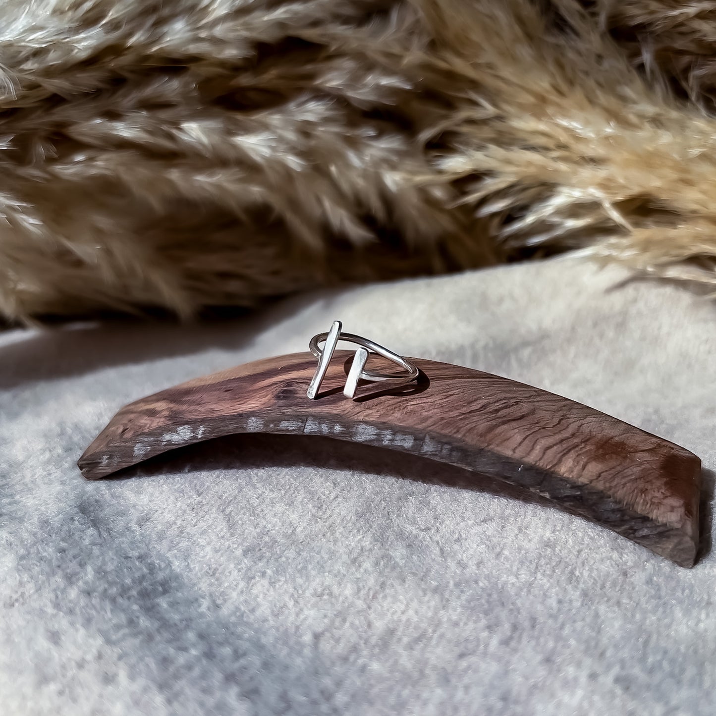 Bague Double Barre