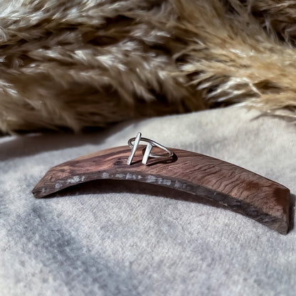 Bague Double Barre