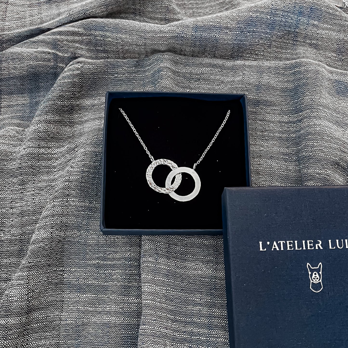 Collier  Double Anneau